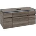 Villeroy und Boch Legato Waschtischunterschrank B57800RK 120x55x50cm, Waschtisch mittig, Stone Oak