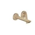 Hansgrohe Axor Citterio C Waschtischarmatur 49110140 ohne Struktur, brushed bronze, Unterputz, Wandmontage, Ausladung 193mm