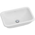 Villeroy und Boch Villeroy & Boch Einbauwaschtisch Loop & Friends 60 x 40,5 cm, weiss Ceramicplus, ohne Hahnloch