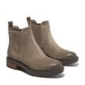 Chelseaboots TIMBERLAND "BRIMFIELDMID CHELSEA BOOT", Damen, Gr. 36, braun (md braun sued), Leder, sportlich, Schuhe, Stiefelette, Winterschuhe, Ankle Boots