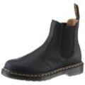 Chelseaboots DR. MARTENS "2976 schmale Form", Herren, Gr. 38, schwarz, Leder, Elastischer Einsatz, unifarben, klassisch, Schuhe, Schlupfstiefel, Stiefelette mit Stretch-Einsätzen