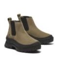 Chelseaboots TIMBERLAND "ROXIE LANEMID CHELSEA BOOT", Damen, Gr. 37,5, grün (olive nubuck), Leder, sportlich, Schuhe, Stiefelette, Winterschuhe, Ankle Boots