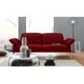 2,5-Sitzer W.SCHILLIG "sherry, Designsofa mit tollem Sitzkomfort", rot (merlot w82), B:234cm H:81cm T:114cm, Longlife Xtra-Leder Z69: Das feinnarbige, gedeckte Softleder Z69 besticht durch seine außergewöhnliche Weichheit im trendigen u00bbVintage-Looku00ab, Hautstärke 0, 9 - 1, 1 mm, Schlingenpolgewebe W82 (74% Polyacryl, 26% Polyester), Chenillegewebe V34 (52% Polyester, 38% Baumwolle, 10% Polya