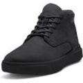 Schnürboots TIMBERLAND "SENECA BAYMID LACE UP SNEAKER", Gr. 41,5, schwarz, Leder, sportlich, Schuhe, Winterstiefel, Schnürstiefel, Winterschuhe