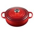 LE CREUSET Sauteuse 24cm Kirschrot SIGNATURE