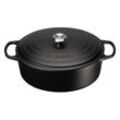 LE CREUSET Bräter Oval 35cm Schwarz SIGNATURE