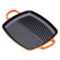 LE CREUSET Grillplatte 30x27 Ofenrot