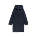 TOM TAILOR Damen 2-in-1 Look Wintermantel, blau, Uni, Gr. XS