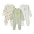 3 Baby-Pyjamas - Mintgrün - Baby - Gr.: 50/56