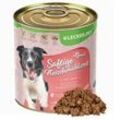 12 x 800 g Lecker.Pet® Luna's Saftige Fleischmahlzeit mit Lamm Hundefutter Nassfutter