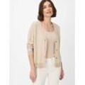 Brax Damen Strickjacke Style ANIQUE, Beige, Gr. 34