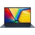 ASUS VivoBook 17 X1704VA-AU393W, Notebook, mit 17,3 Zoll Display, Intel® CoreTM i7,i7-1355U Prozessor, 16 GB RAM, 512 SSD, Iris® Xe, Quiet Blue, Windows 11 Home (64 Bit)