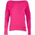 Oversize-Shirt WINSHAPE "Longsleeve WS2", Damen, Gr. XL, pink, 90% Baumwolle, 10% Elasthan, U-Boot-Ausschnitt, Langarm, Shirts