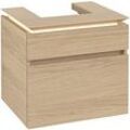 Villeroy & Boch Legato Waschtischunterschrank B732L0VJ 60x55x50cm, mit LED-Beleuchtung, Nordic Oak