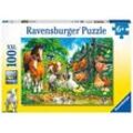 Ravensburger XXL Versammlung der Tiere Puzzle, 100 Teile