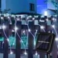 32 m Solar Lichterkette Lichtschlauch led Lichterkette 8 Lichtmodi Party Garten Innen Außen Deko Weihnachtsbeleuchtung - Tolletour