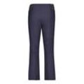 Stoffhose BETTY BARCLAY "Betty Barclay Basic-Hose mit elastischem Bund", Damen, Gr. 34, Normalgrößen, blau (dunkelblau), Obermaterial: 88% Polyamid, 12% Elasthan., Basic, skinny fit 3/4-Länge, Hosen, Bunddetail