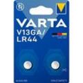 2 VARTA Knopfzellen V13GA/LR44 1,5 V