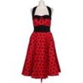 Hell Bunny Damen Kleid, rot, Gr. 36 - Second Hand