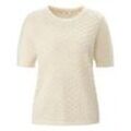 Rundhals-Pullover aus 100% SUPIMA®-Baumwolle Peter Hahn weiss, 38