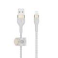 BELKIN USB-Kabel "PRO Flex Lightning/USB-A Kabel, Apple zert.", weiß, B:10cm H:8cm T:20cm, Kabel