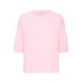 T-Shirt B.YOUNG "T-Shirt BYMMMORLA TSHIRT", Damen, Gr. L, rosa (roseate spoonbill), Obermaterial: 70% Viskose LENZING ECOVERO CV LenzEcov. 30% Polyamid PA., Basic, regular fit normal, Rundhals, Kurzarm, Shirts