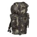 Rucksack BRANDIT "Brandit Accessoires Nylon Military Backpack", grün (schwarzcamo), Polyester, Rucksäcke