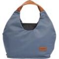 Wickeltasche GESSLEIN "N5, mittelblau", Baby, Gr. B/H/T: 44cm x 33cm x 22cm, blau (mittelblau), Taschen, mit Wickelauflage und Flaschenhalter, Made in Germany