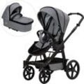 Kombi-Kinderwagen HARTAN "Rock it GTR Outdoor", Baby, grau (graphit), Aluminium, Polyester, Baumwolle, Kinderwagen, Made in Germany