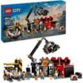 Konstruktionsspielsteine LEGO "Schrottplatz mit Autos (60472), LEGO City", bunt, Spielbausteine, Kinder, Made in Europe