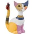 Sammelfigur GOEBEL "Figur Rosina Wachtmeister - "Piccola coccinella"", bunt, B:3,5cm H:8cm T:6cm, Biskuitporzellan, Dekofiguren, Katze