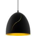 EGLO Pendelleuchte "HUNNINGHAM", gold (schwarz, goldfarben), Ø:40,5cm, Lampen, Hängelampe, Hängeleuchte, Esstischlampe, Wohnzimmerlampe, E27, 40,5 cm, Designlampe