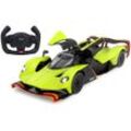 RC-Auto JAMARA "Aston Martin Valkyrie AMR Pro, grün, 2,4GHz, Tür manuell", grün, Fernlenkfahrzeuge, KinderB:14,7cm H:7,9cm, mit LED Beleuchtung, B:14,7cm H:7,9cm