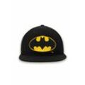 Baseball Cap LOGOSHIRT "DC Batman", Damen, schwarz, 100% Baumwolle, bestickt, casual, Caps, mit lizenzierter Stickerei