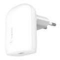 BELKIN USB-Ladegerät "BoostCharge 30 Watt USB-C Ladegerät mit Power Delivery 3.0", weiß, B:12cm H:8cm T:20cm, Ladegeräte, (Charger/Netzteil für iPhone, iPad, Samsung Galaxy/Note, Google Pixel)