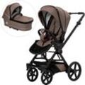 Kombi-Kinderwagen HARTAN "Ivy GTR Outdoor mit Falttasche", Baby, braun (toffee), Aluminium, Kinderwagen, Made in Germany