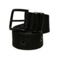 Hüftgürtel URBAN CLASSICS "Urban Classics Unisex Eyelet Belt", Damen, Gr. L/XL, schwarz, 100% Polyester, Gürtel