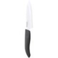 Allzweckmesser KYOCERA "GEN NATURE", schwarz (schwarz, weiß), Gesamtlänge 23cm Klingenlänge 11cm, Keramik, Kochmesser, für Obst und Gemüse, Klingenlänge: 11 cm