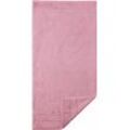 Handtuch EGERIA "Prestige", lila (mauve), B:50cm L:100cm, Walkfrottee, Obermaterial: 100% Baumwolle, Handtücher (Packung), Uni Programm mit Streifenbordüre, SUPIMA Baumwolle