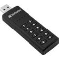 VERBATIM USB-Stick "Keypad Secure 32GB", schwarz, 32 GB GB, USB-Sticks