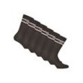 Kurzsocken FILA "Socken 6er Pack", Damen, Gr. 43, schwarz, Obermaterial: 80% Baumwolle CO. 18% Polyester PES. 2% Elasthan EL., Socken