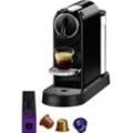 NESPRESSO Kapselmaschine "CITIZ EN 167.B von DeLonghi, Black", schwarz, B:13cm H:27,7cm T:37,2cm, Kaffeemaschinen, inkl. Willkommenspaket mit 7 Kapseln