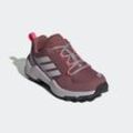 Wanderschuh ADIDAS TERREX "TERREX AX4R", Kinder, Gr. 38, rot (quiet crimson, silber dawn, pink fusion), Textil, Synthetik, sportlich, Schuhe