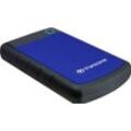 TRANSCEND externe HDD-Festplatte "StoreJet 25H3B", schwarz (schwarz, blau), 2 TB, Festplatten