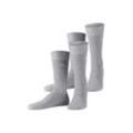 Kurzsocken JOOP "Socken Unisex premium essential organic cotton Socks 2p 2er Pack", Damen, Gr. 35, grau (hellgrau meliert), Obermaterial: 62% Baumwolle CO(Bio). 36% Polyamid PA. 2% Elasthan EL., Socken