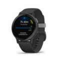 Smartwatch GARMIN "VIVOACTIVE 5", schwarz, Smartwatches, Fitness Smartwatch Coaching Garmin Pay Rollstuhlmodus