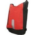 Fahrradtasche FISCHER FAHRRAD, rot, Taschen, B/H/T: 43cm x 34cm x 7cm, B:43cm H:34cm T:7cm