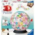 Puzzle RAVENSBURGER "Puzzle-Ball Squishmallows", bunt, Puzzles, KinderB:13cm H:13cm, Made in Europe, B:13cm H:13cm