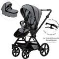 Kombi-Kinderwagen HARTAN "Ivy GTR Outdoor Handbremse", Baby, grau (graphit), Aluminium, Kinderwagen, Made in Germany