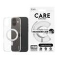 CARE BY PANZERGLASS Handyhülle "Kickstand Case für Apple iPhone 16 Plus", silber (silber, transparent), B:10,9cm H:1,9cm T:19,6cm, Hüllen, Backcover, Schutzhülle, Handyschutzhülle, Case, Schutzcase, stoßfest